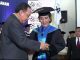 Menteri Kelautan dan Perikanan Susi Pudjiastuti mendapatkan gelar doktor honoris causa dari Universitas Diponegoro (Undip) Semarang. (CNN Indonesia/Damar Sinuko)
